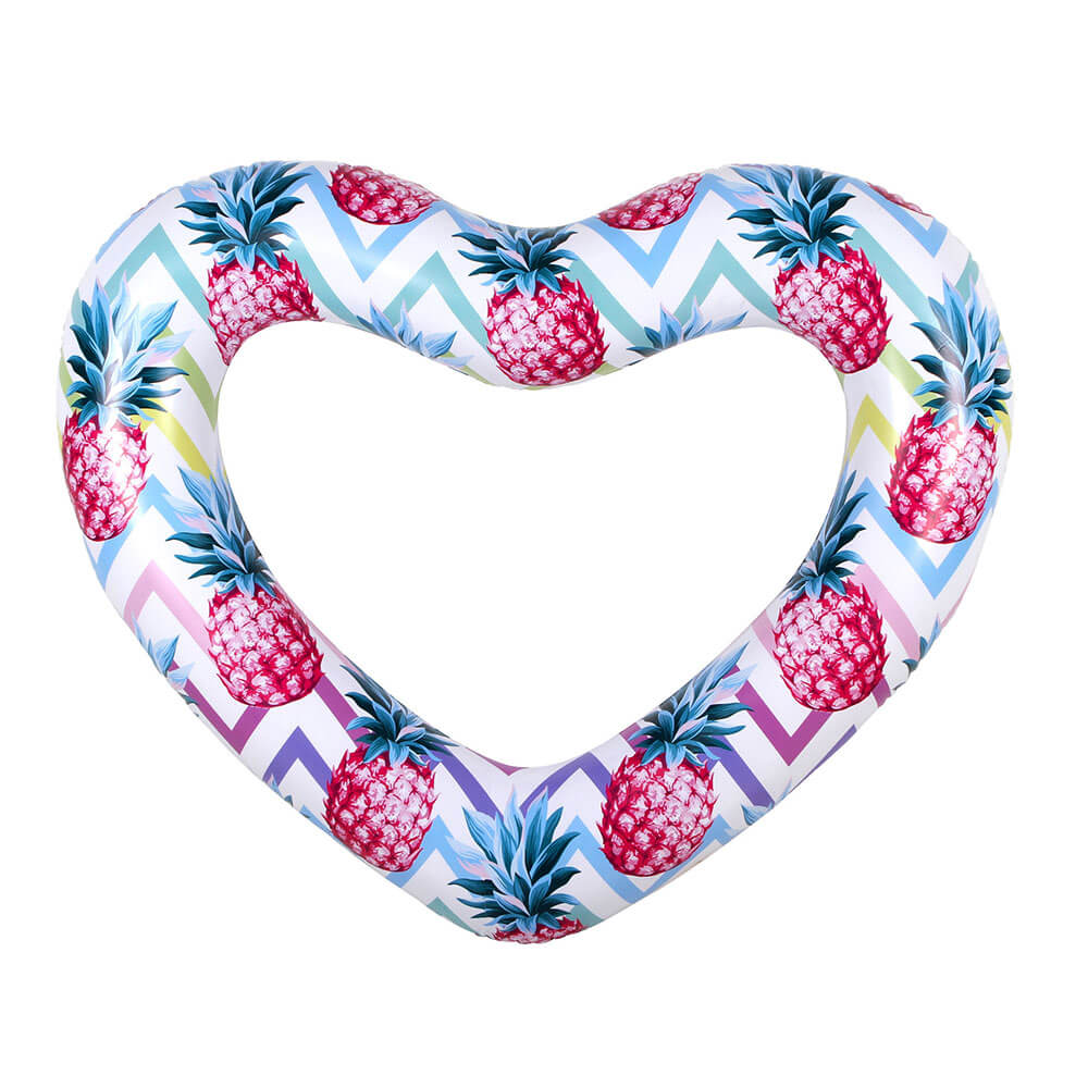 Giant Heart Swim Ring (Deflated: 160x135cm)