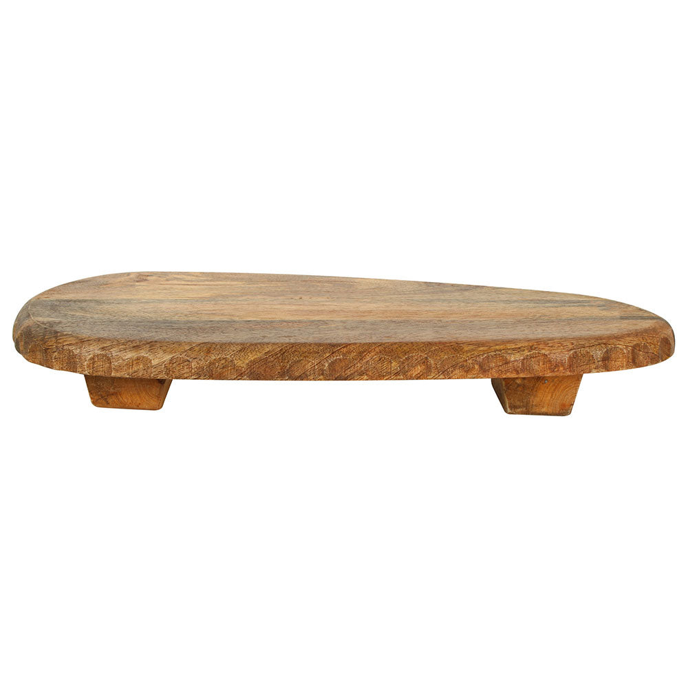 Emli Mango Wood Board Board Stand with Legs