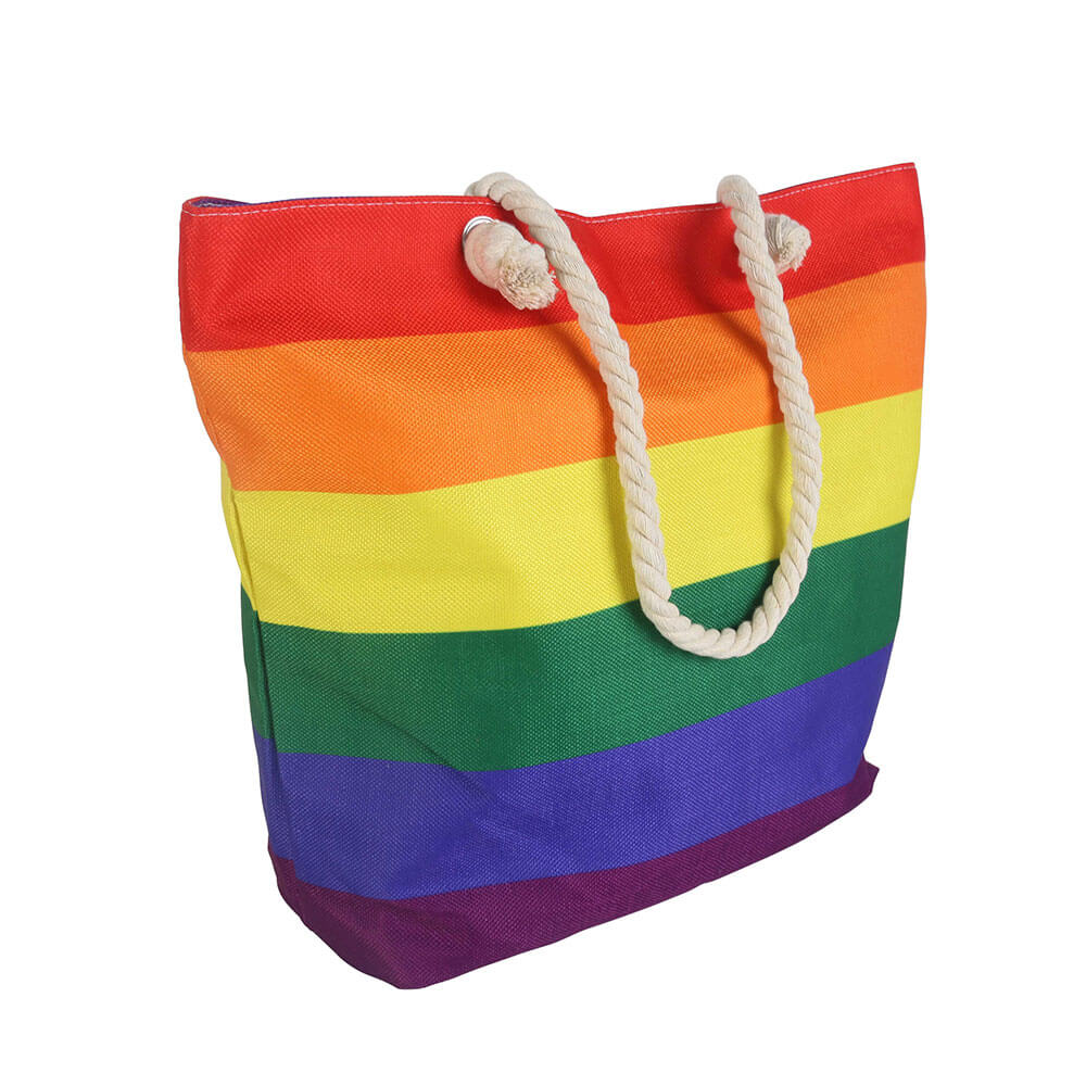 Borsa da spiaggia con zip interno (50x45x15cm)