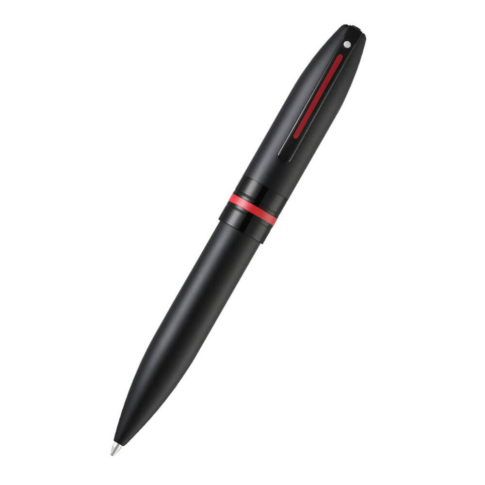 Icon ballpoint penna con finitura pvd nera lucida