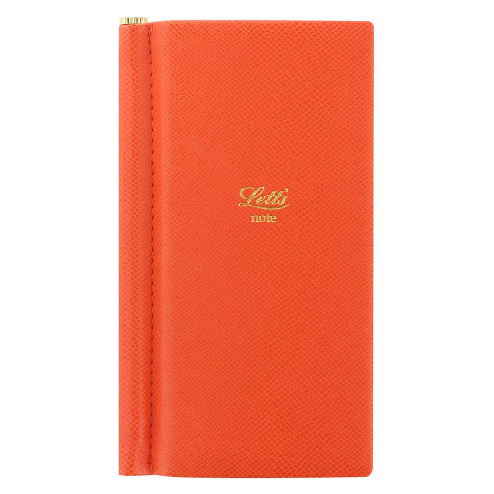 Letts Legacy Slim Pocket Notebook con bolígrafo dorado