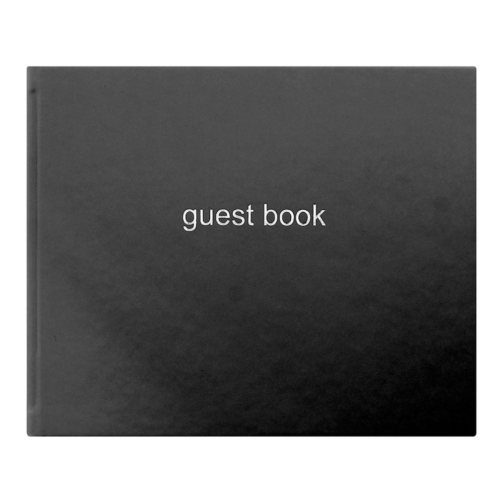 Letts Dazzle Quarto Fined Landscape Guest Book