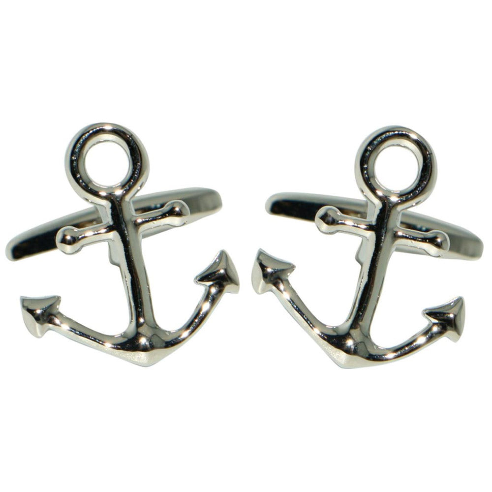 Ships Anchor Button Cufflinks