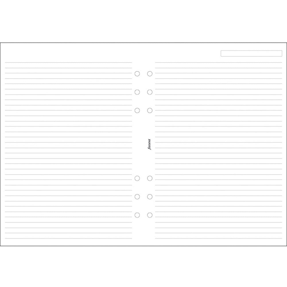 Filofax A5 Ruled Paper Refill (White)