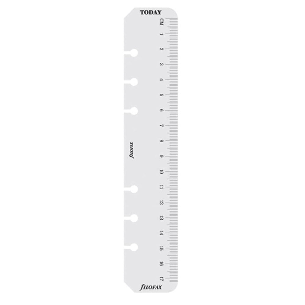 Filofax Personal Transparent Ruler/Page Marker