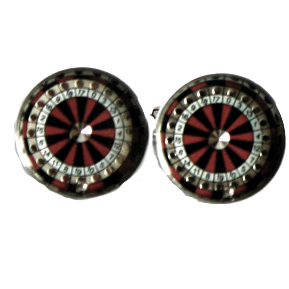 Roulette Wheel Button Cufflinks