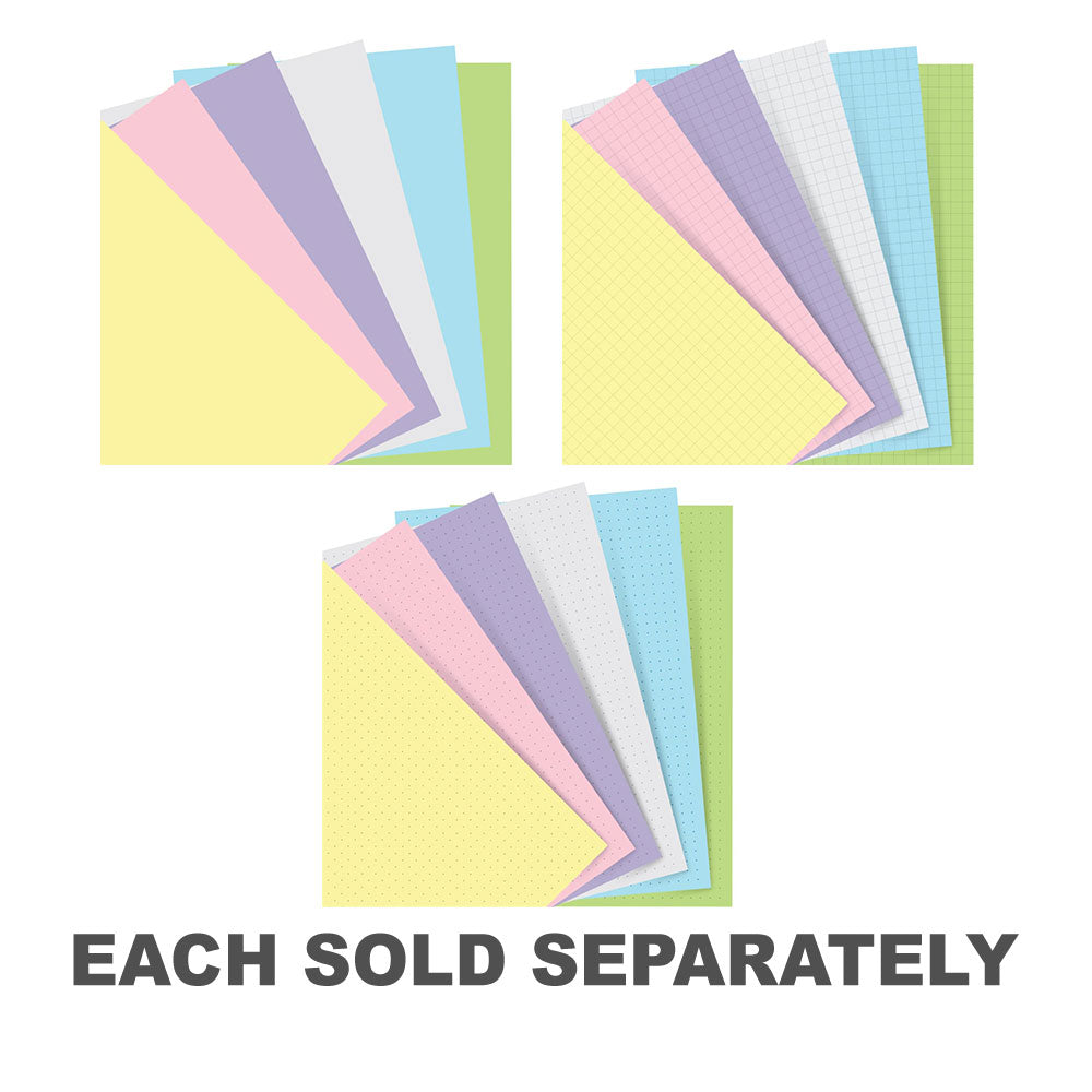 Filofax A5 Refill 60pk (Pastel)