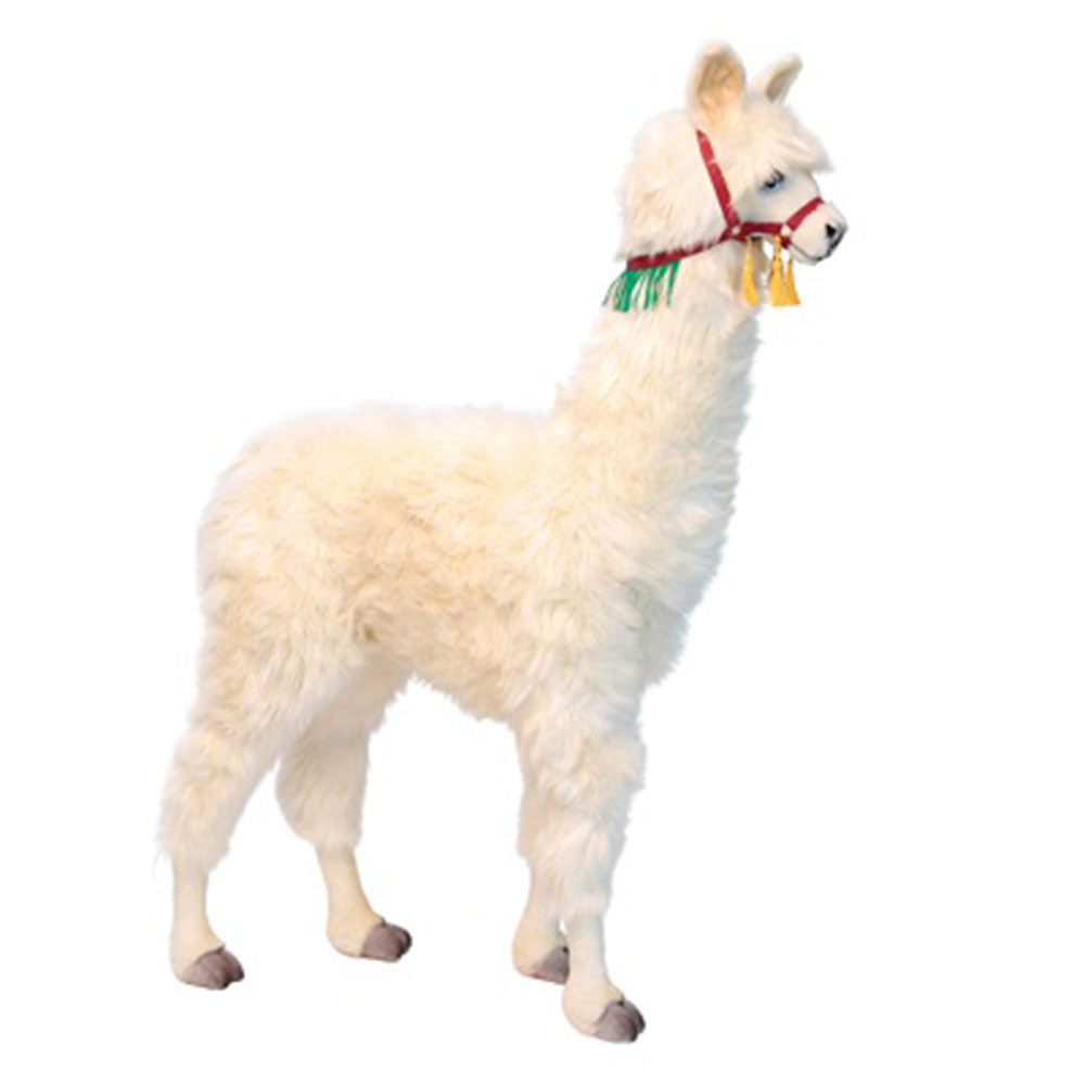 Alpaca Ride-On Plush Toy with Accessories 100cm