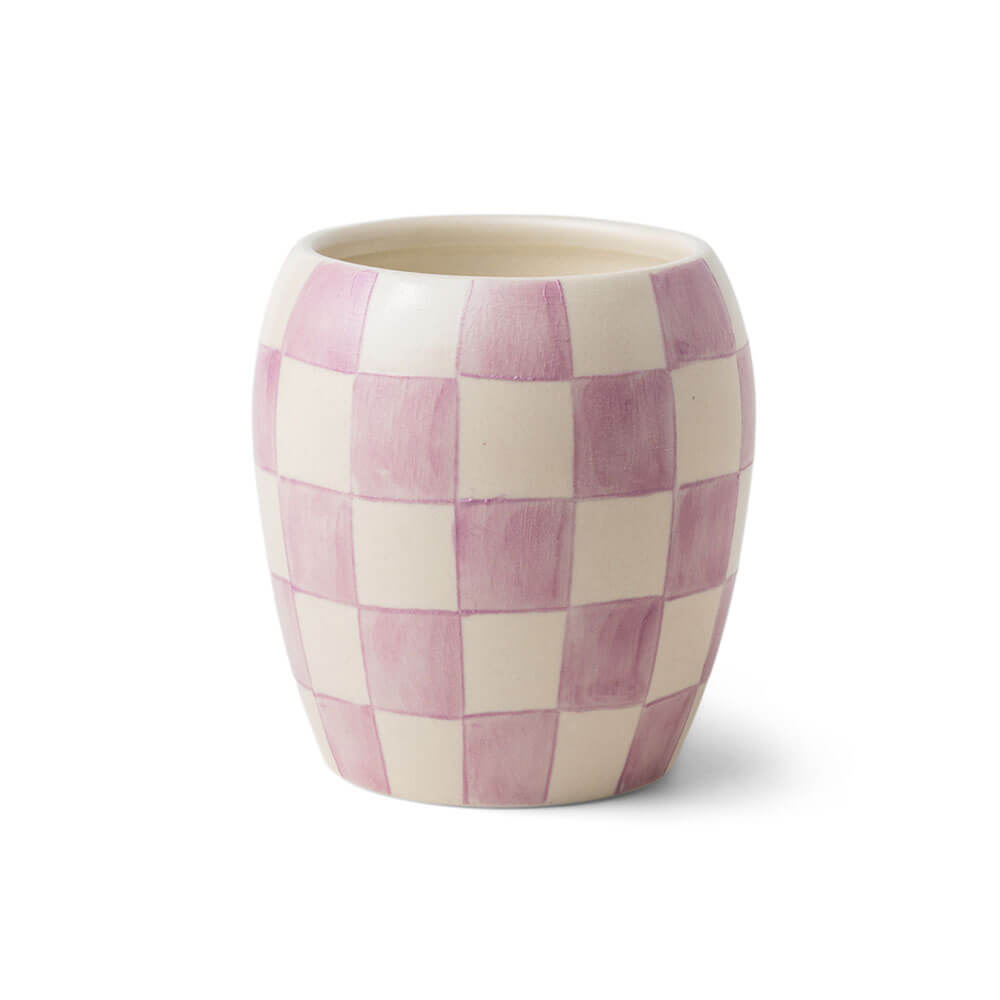 Navire en porcelaine à carreaux Checkmate 11oz