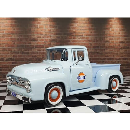 1955 Ford F-100 Gulf Pickup 1:24 skala