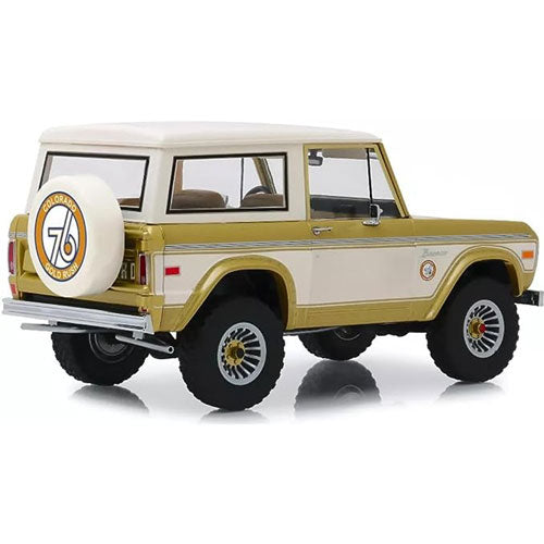 1976 Ford Bronco Colorado Bicentennial 1:18 Model Car (Gold)