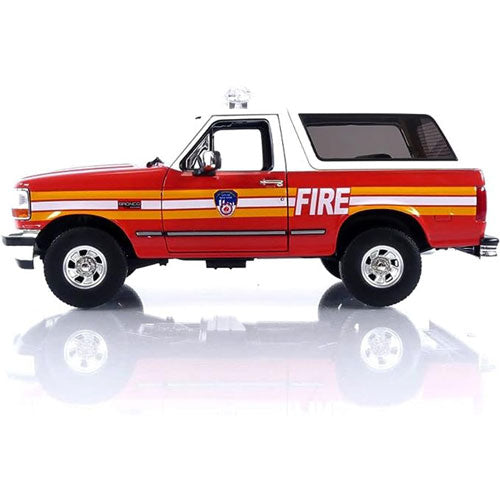 1996 FDNY Ford Bronco 1:18 Model Car