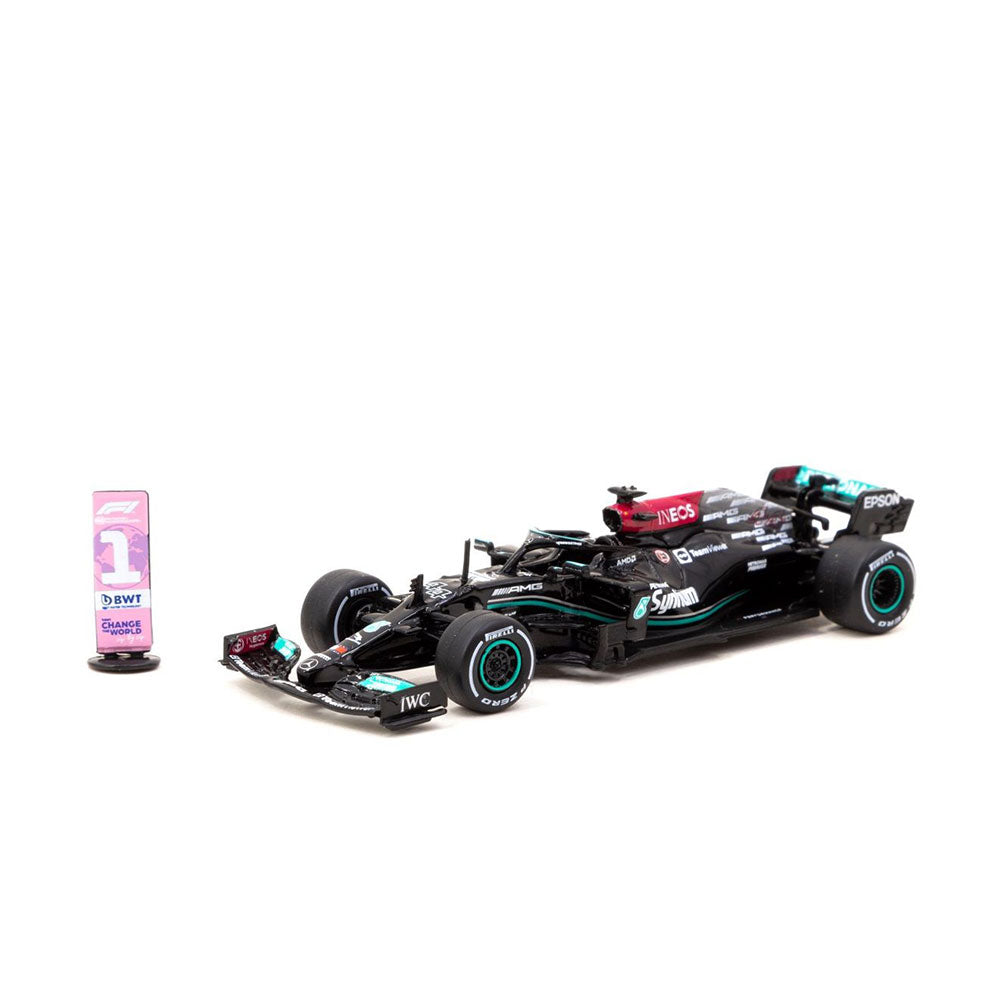 Mercedes AMG F1 W12 E Paulo GP 2021 Hamilton 1/64 Scale