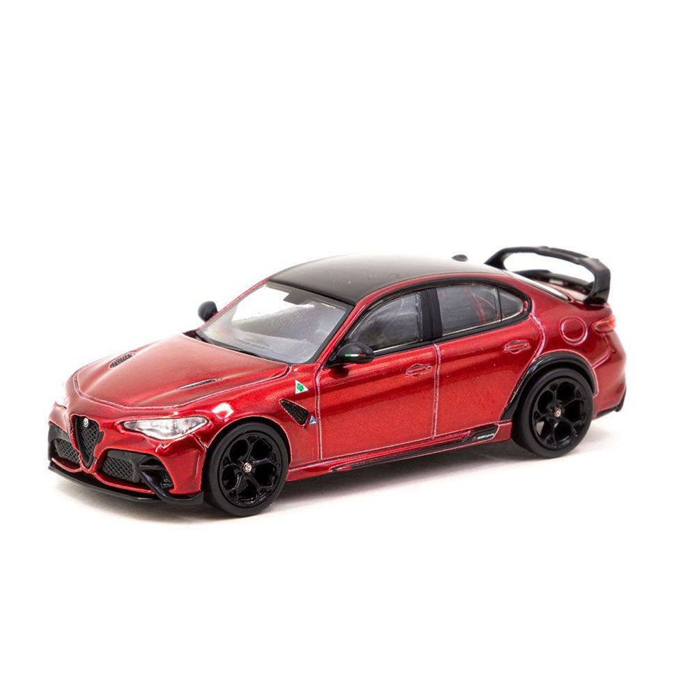 Alfa Romeo Giulia 1/64 skala modell (Metallic Red)