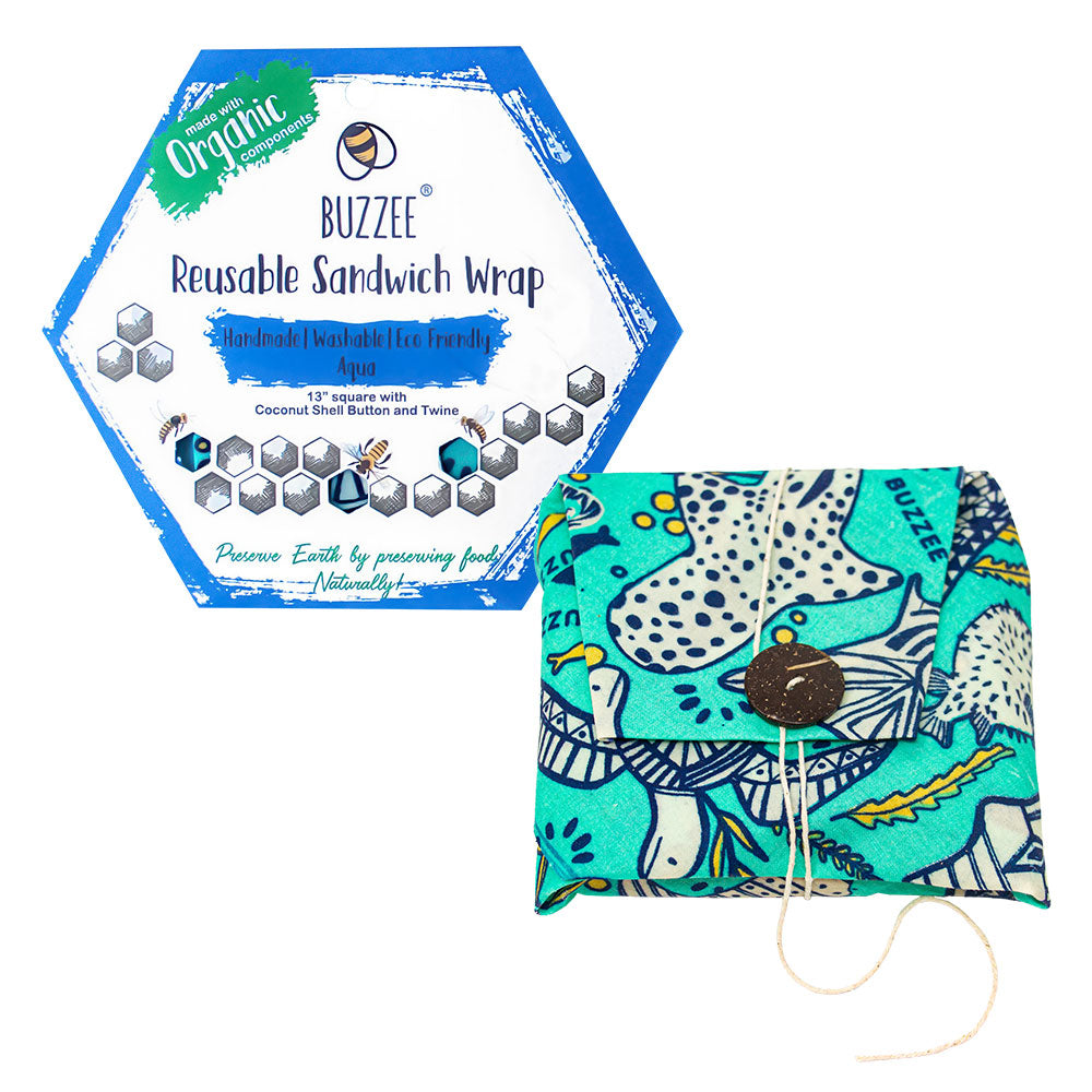 Buzzee Organic Beeswax Sandwich Wrap