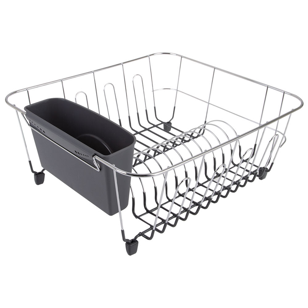 D.line liten tallerken drener krom/pvc med caddy