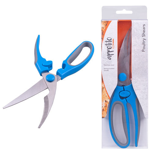 Appetito Poultry Shears (Blue/Grey)