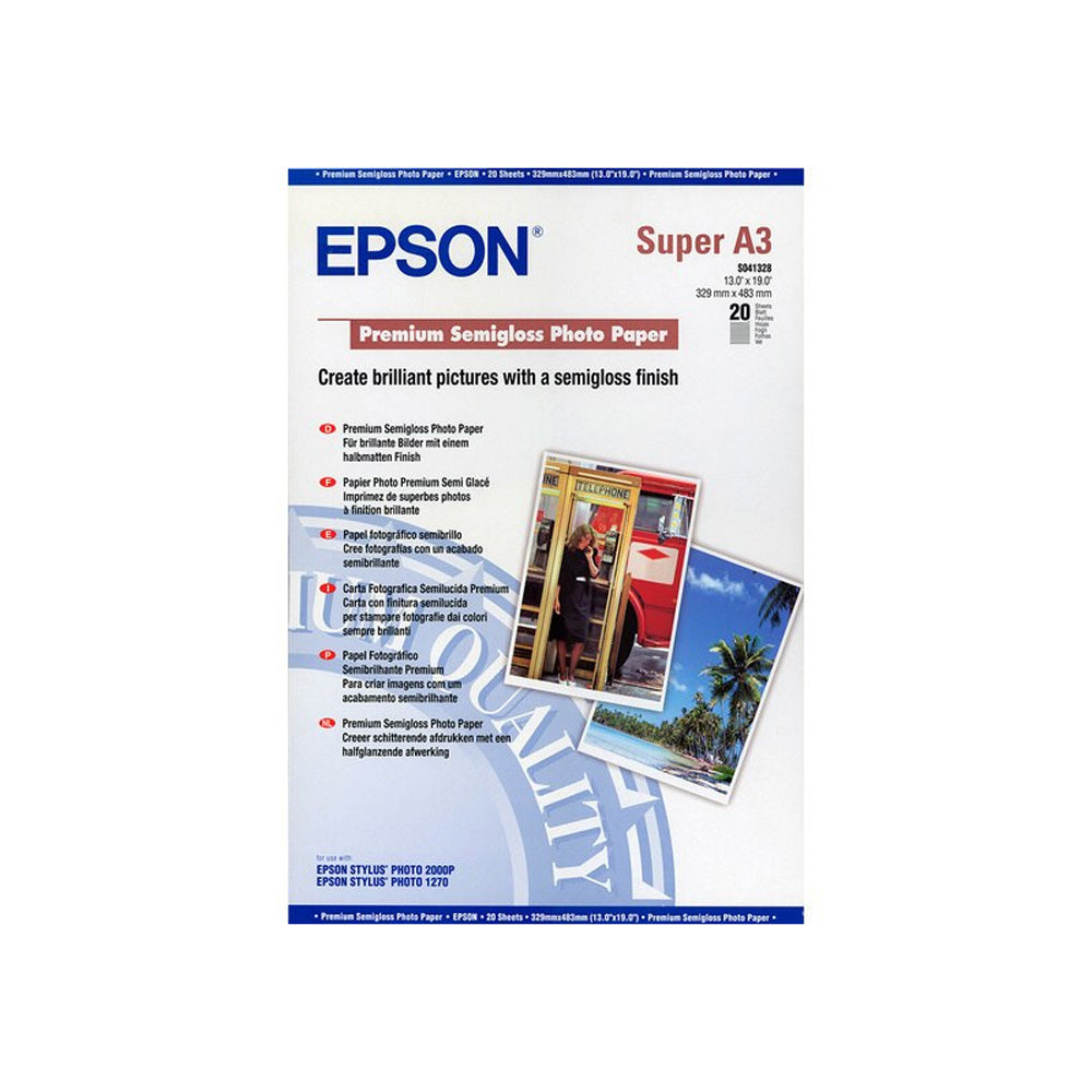 Epson Semi-Gloss Photo Paper 20 st