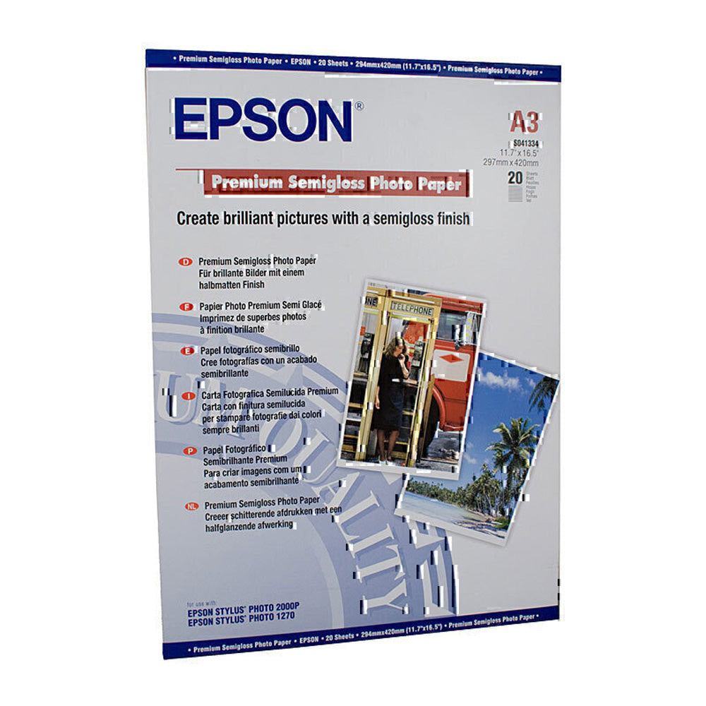 Epson Semi-Gloss Photo Paper 20 st