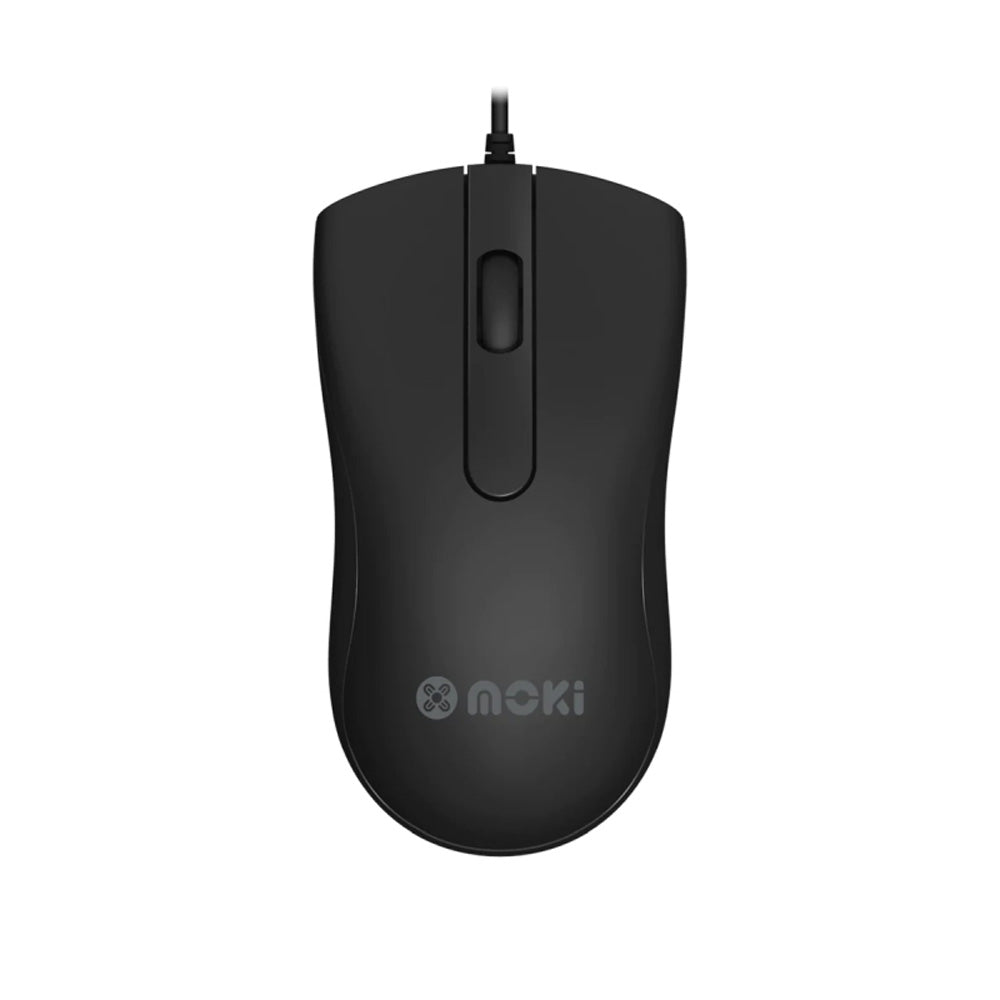 Moki USB optische muis (zwart)