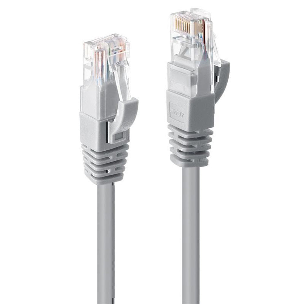 Cable de red Lindy Cat6 U/UTP Gigabit (gris)