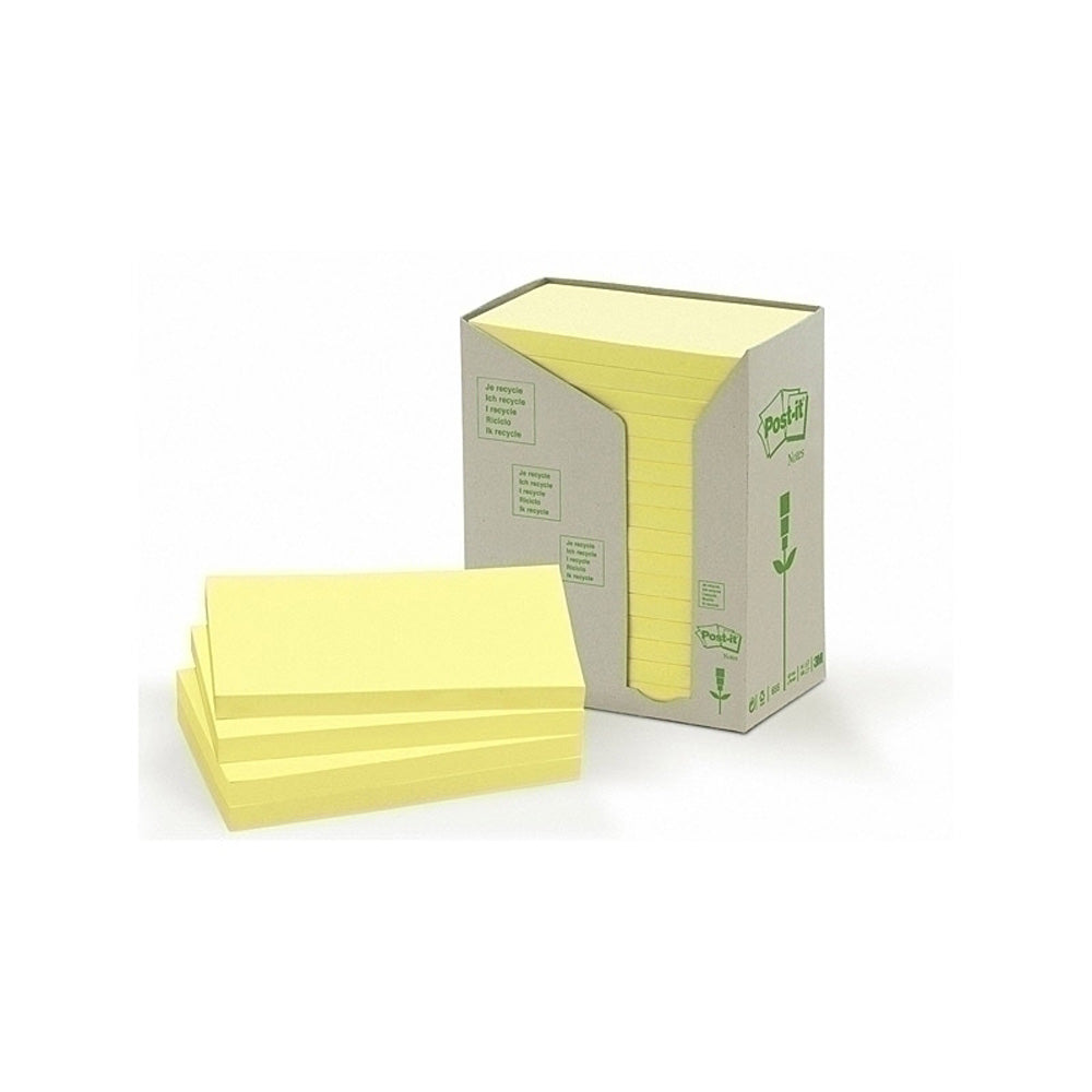 Post-It-recycelte Notizen Kanarischer Gelb 16pk