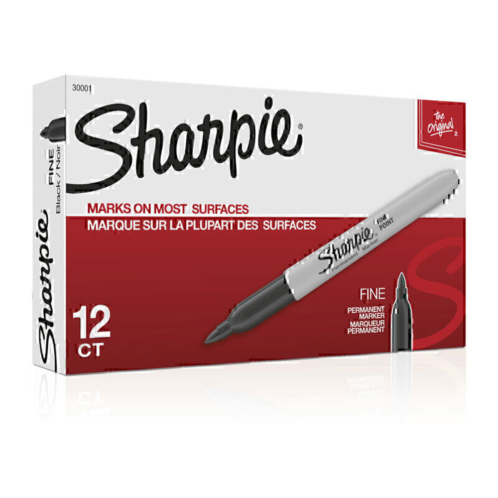 Marcador permanente de Sharpie Fino 12pk