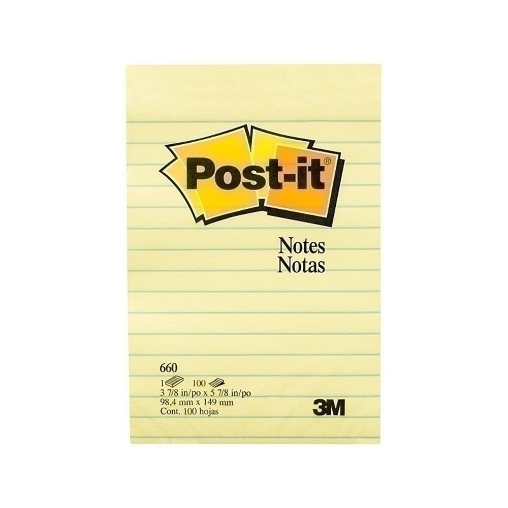 Post-it Canary Yellow fored Notes 12pk