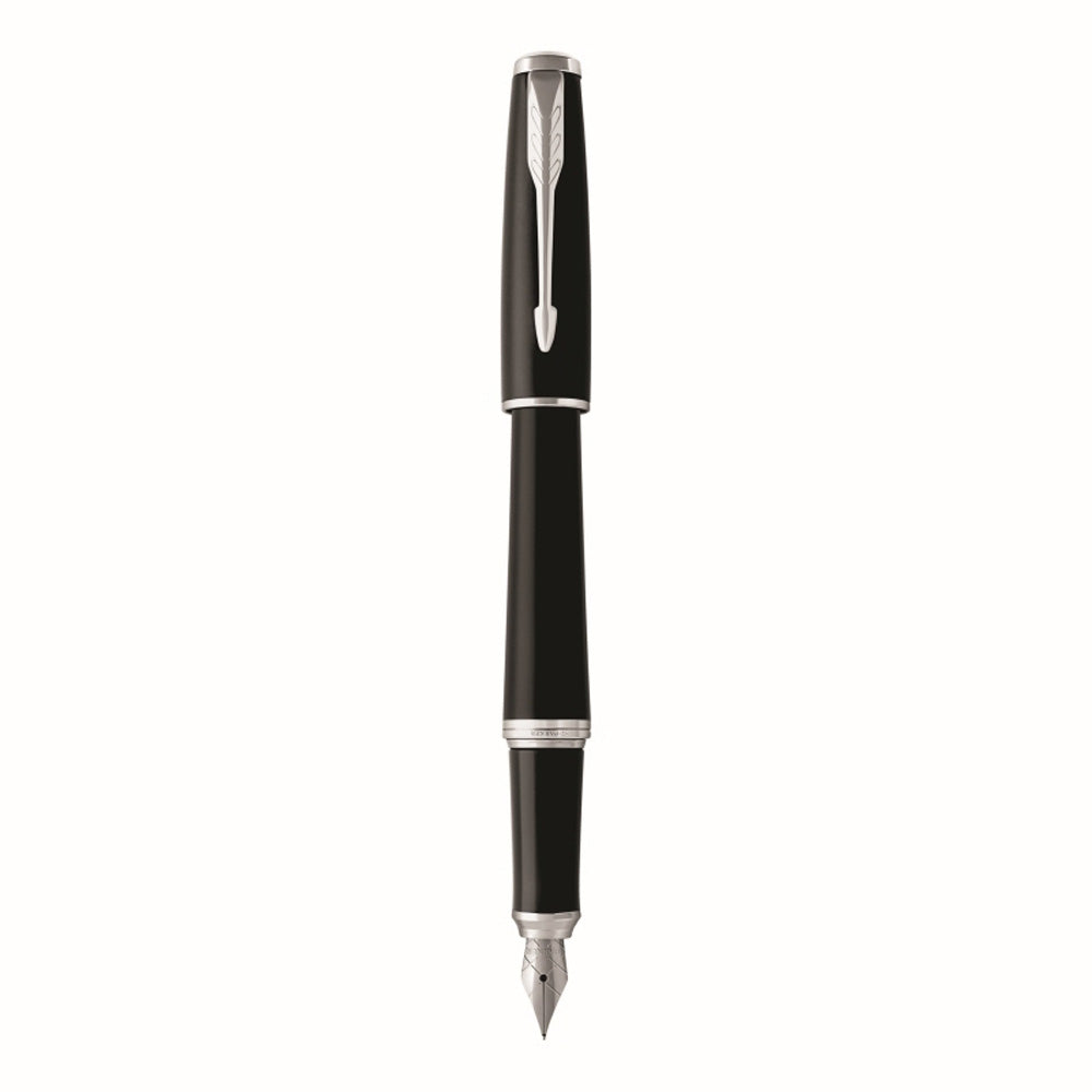 Parker Urban Muted Chrome Trim Fountain Pen (Black)