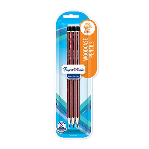 Paper Mate Woodcase Pencil Tri-Pack (Box of 12)