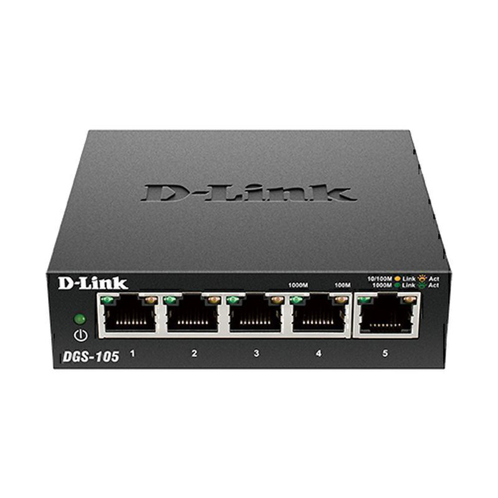 Distema de escritorio Gigabit de carcasa de metal D-Link