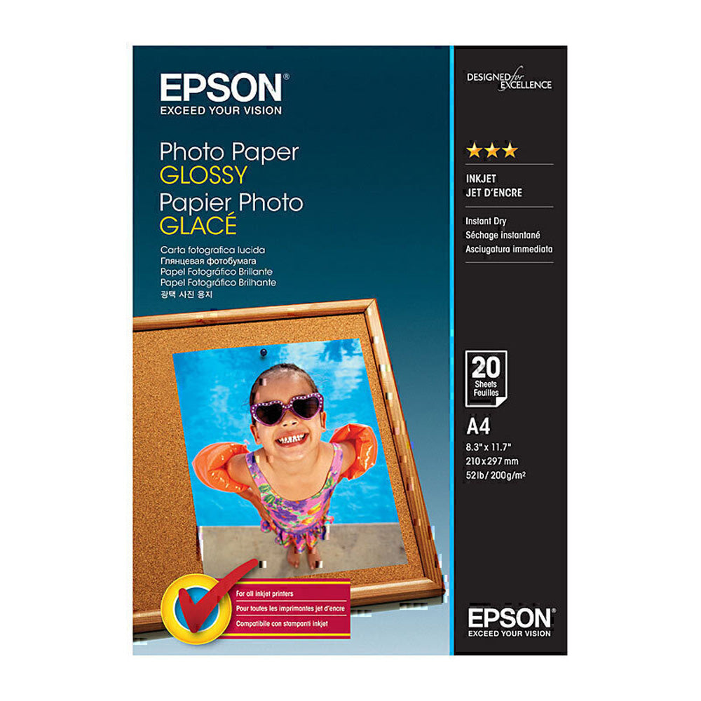 Epson Glossy Photo Paper 20pc