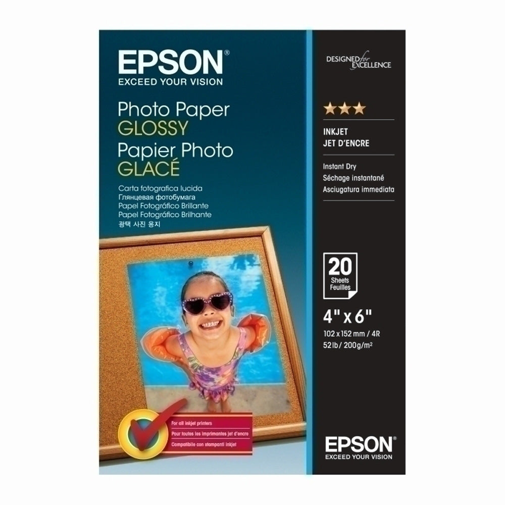 Epson glanzend fotopapier 20 stc