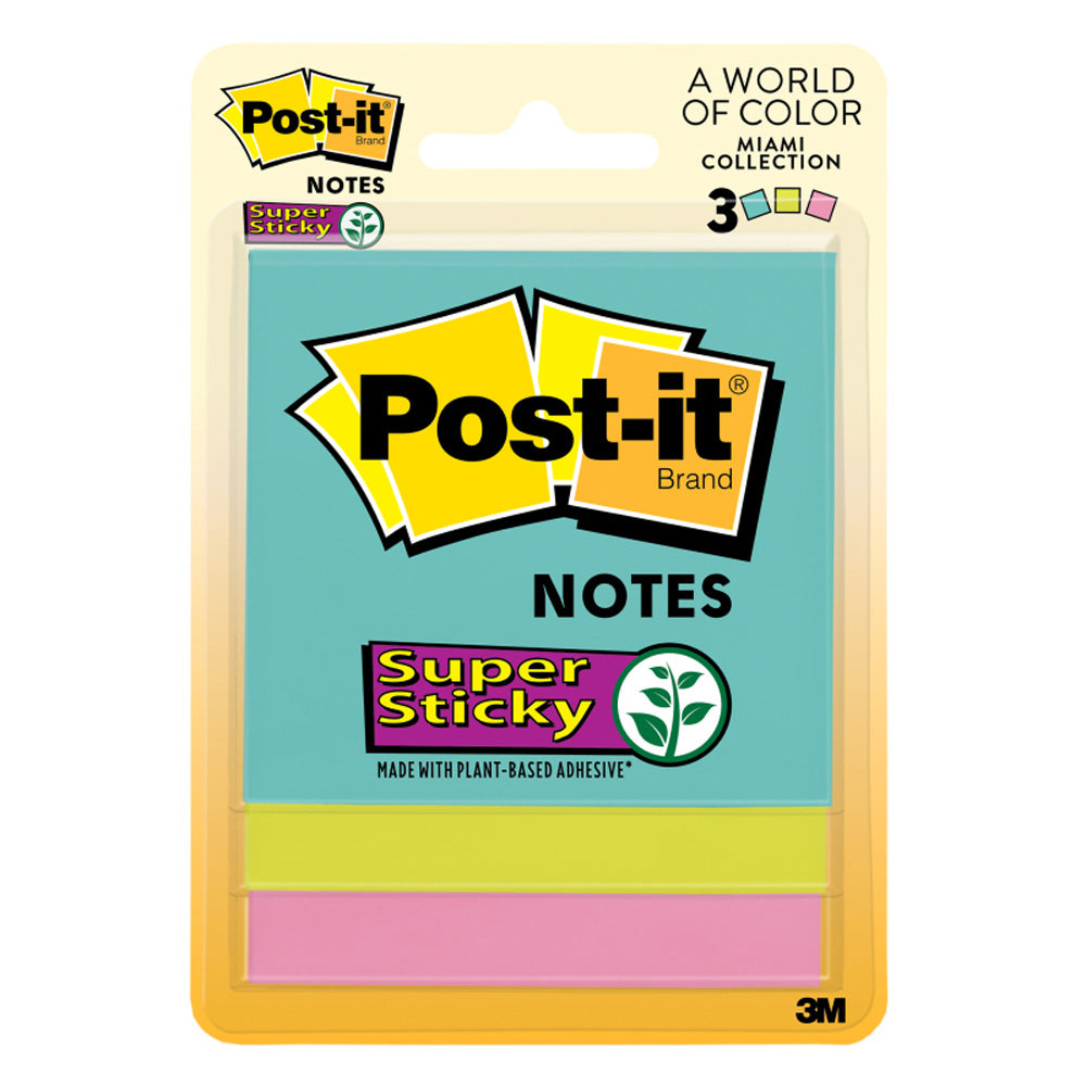 Notes post-it super collantes (3x3in)