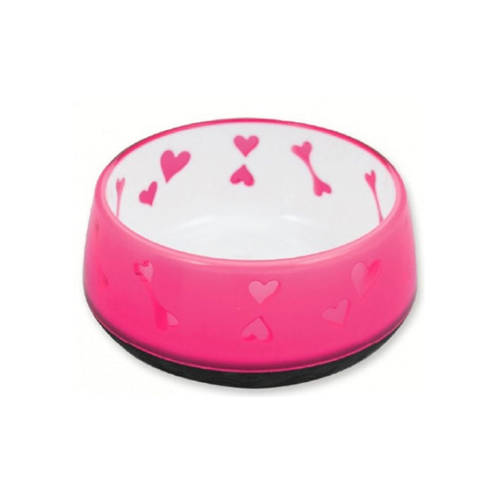 Pawise Lifestyle Dog Love Bowl (rose)