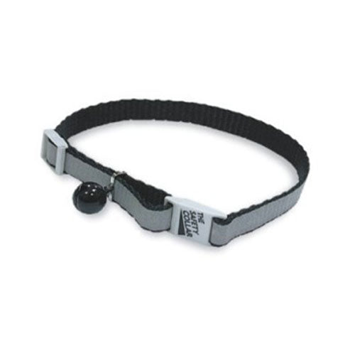 Adjustable Reflective Cat Collar with Buckle (1pc Random)