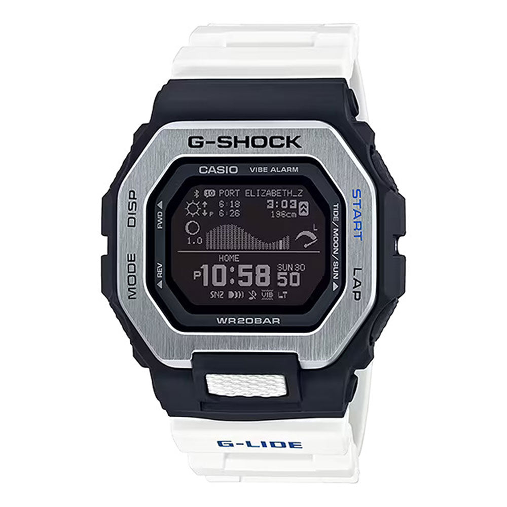 Casio g-chock g-lide surf/tidvatten/månklocka