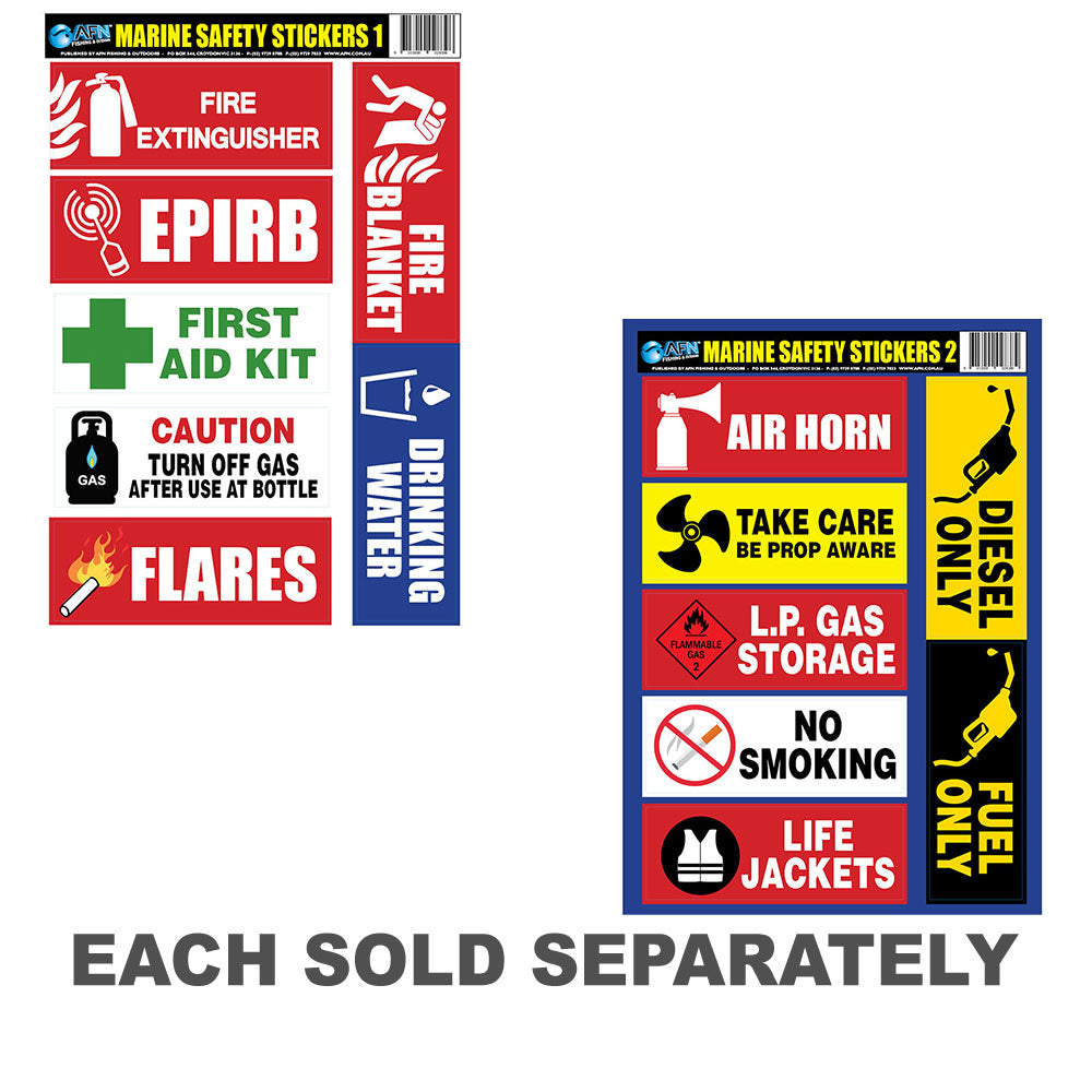 Marine Safety Stickers