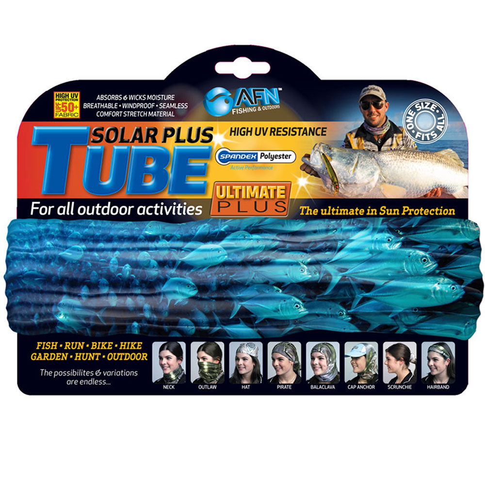 Tubo Solar Plus con estampado de pescado escolar