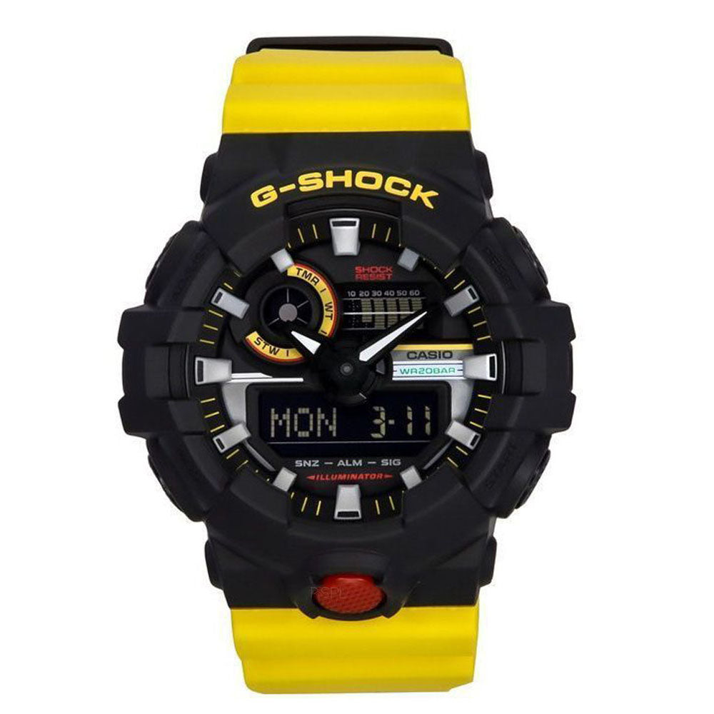 Casio G-Shock GA700MT-1A9 Analog Watch (Yellow)