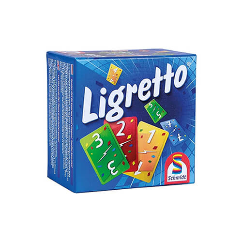 Conjunto de cartas colorido Ligretto