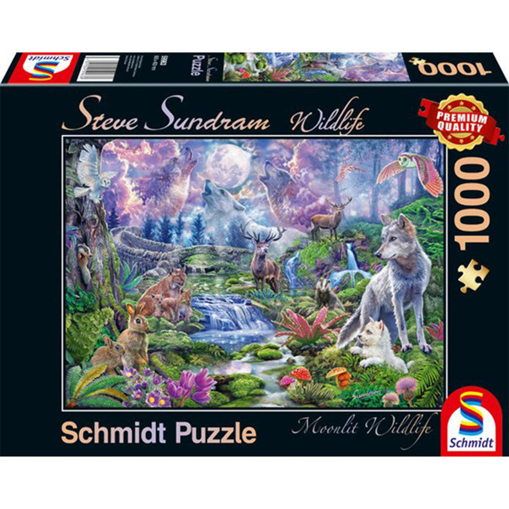 Schmidt Sundram Wildlife Puzzle 1000 stk