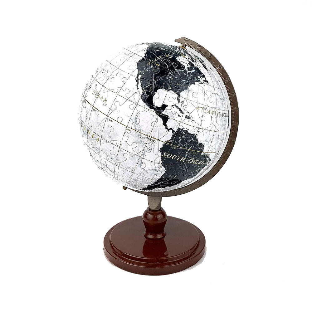 Globe de la Terre sur un support C 6 "