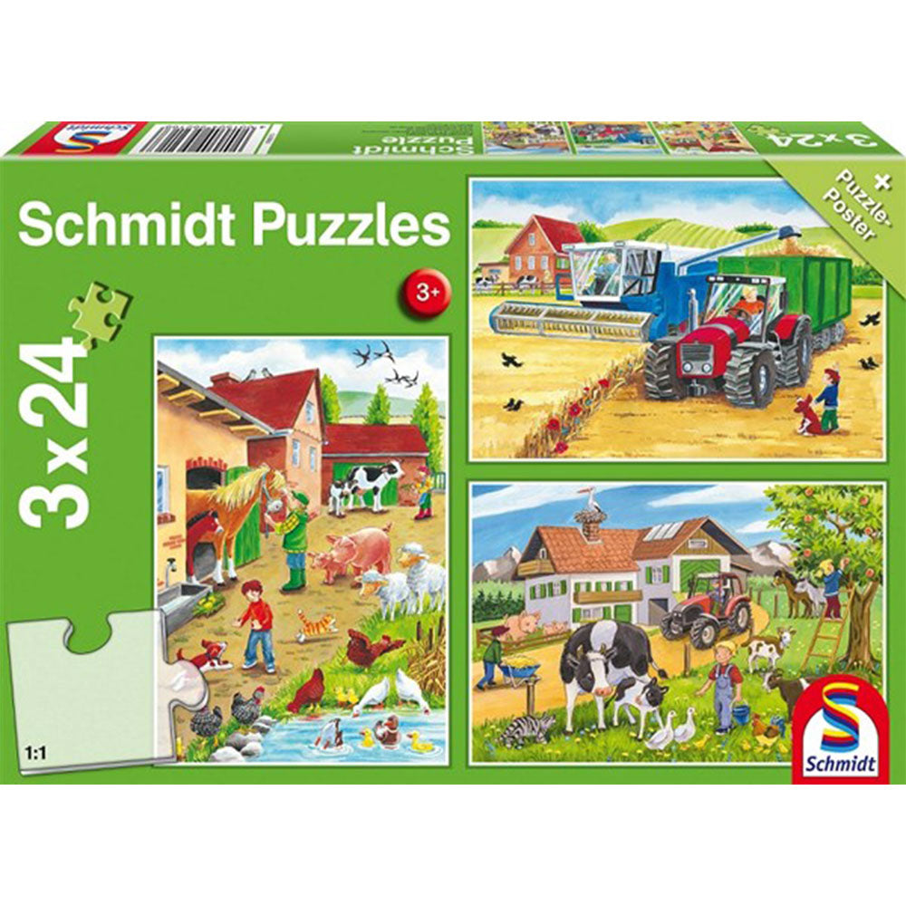 Schmidt Puzzleポスター3x24pcs