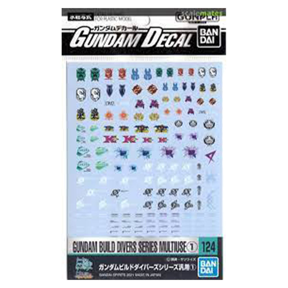 Bandai Gundam Build Divers Series Multiuse 1 Decal