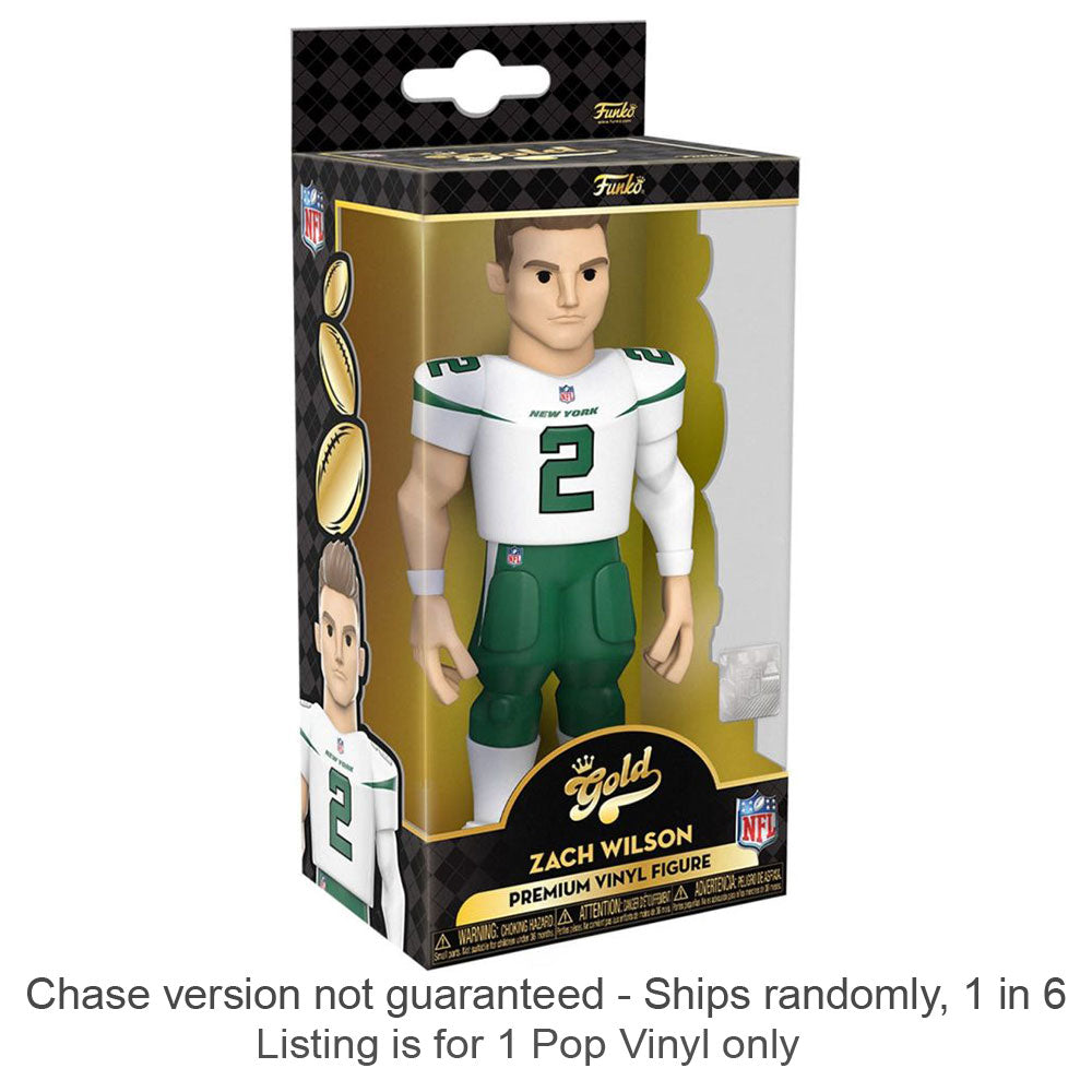 NFL: NY Jets Zach Wilson Vinyl Gold Chase Navios 1 em 6