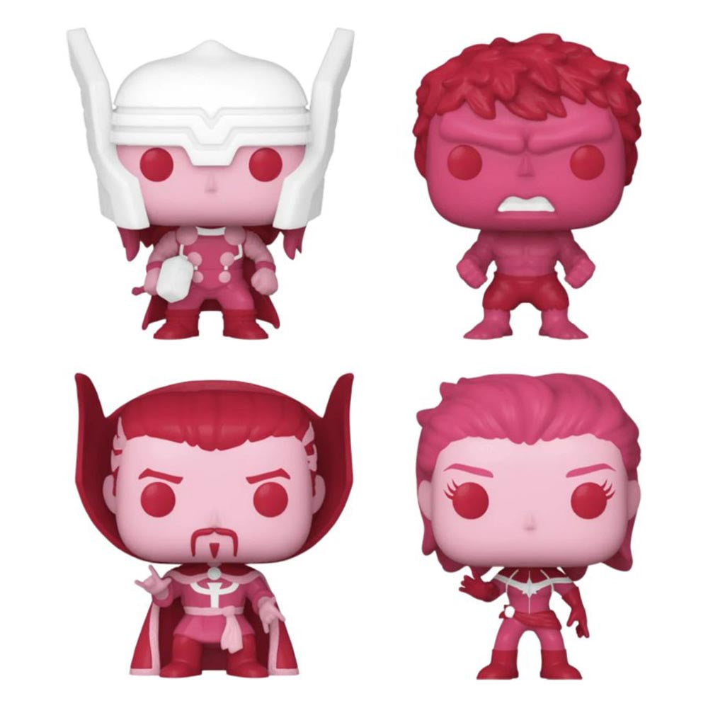 Valentines Pink Us Ex. Pocket Pop! Boîte à coeur 4pk