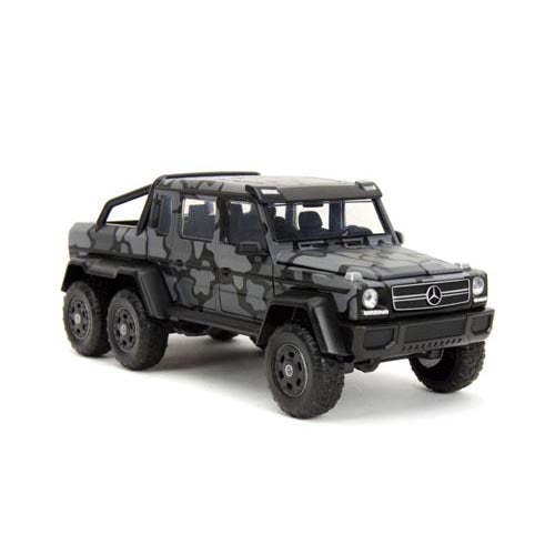 Pink Slips Mercedes Benz AMG G63 6x6 Black Camo 1:24 Diecast