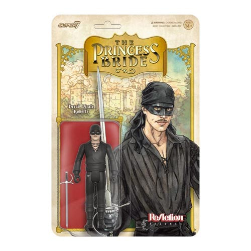 Princess Bride Dread Pirate Roberts Reaction 3.75" Figure