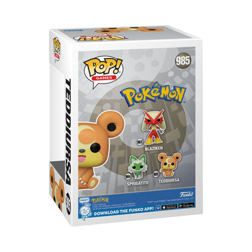 Pokemon Teddiursa Pop! Vinyl